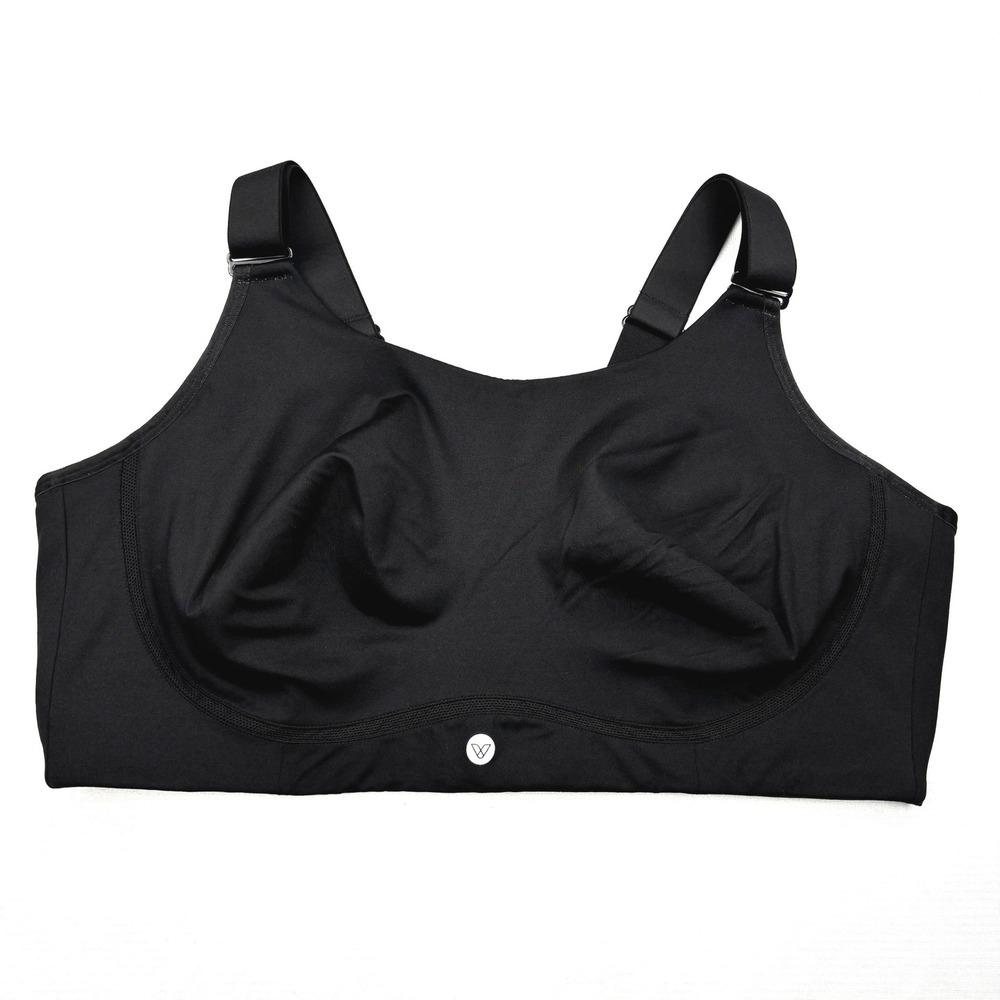 Livi Active Sports Bra Womens 46DDD Black Molded No Wire High Impact 1090257
